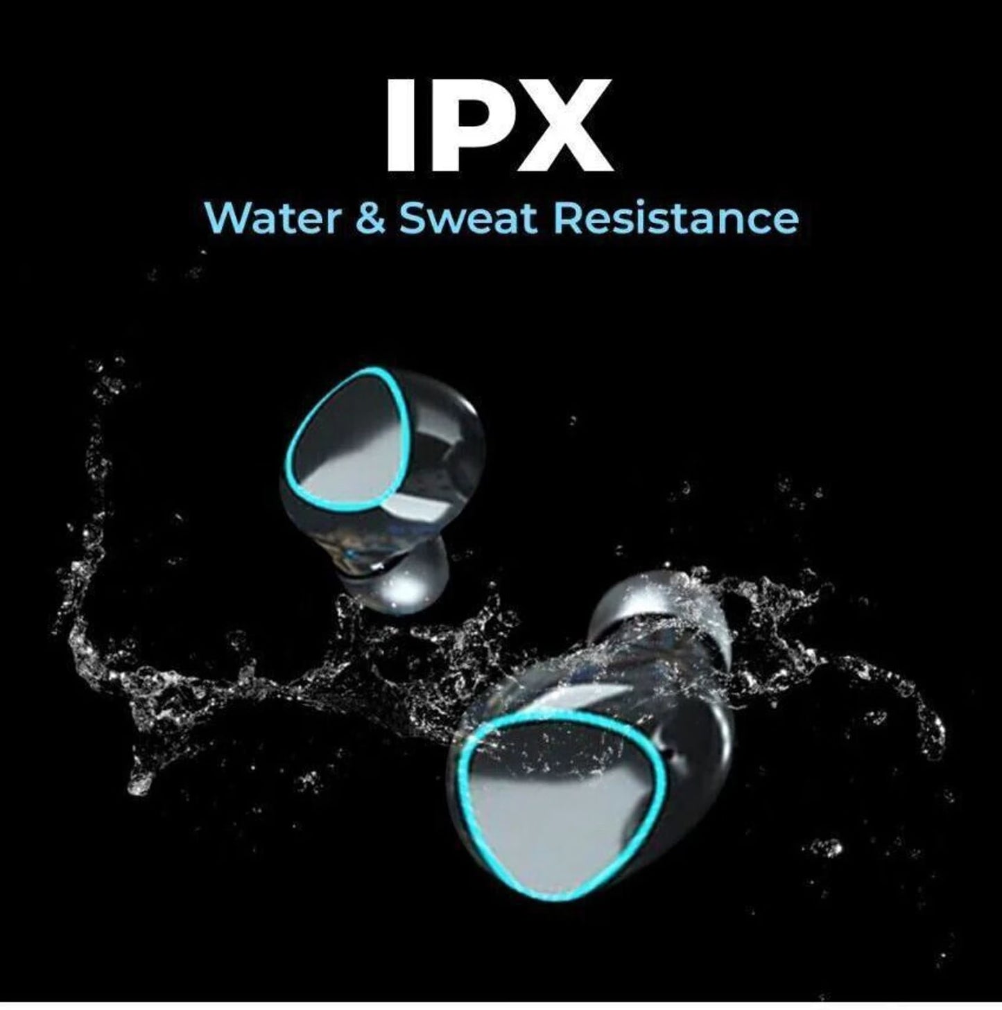 M10 Bluetooth 5.1 Tws Earbuds with 3500 mAH Power Case | Ipx7 Waterproof | Led Digital Display | Touch Control