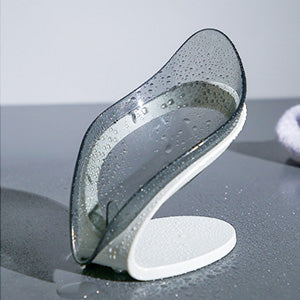 Leaf Shape Soap Box Drain Soap Holder Bathroom Shower Dish