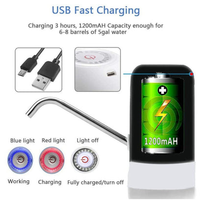 Automatic Wireless Water Can Dispenser Pump