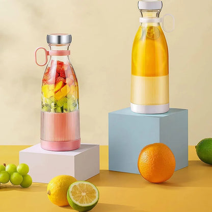 Portable Blender, USB Rechargeable Mini Juicer Blender with ( 6 Blades )